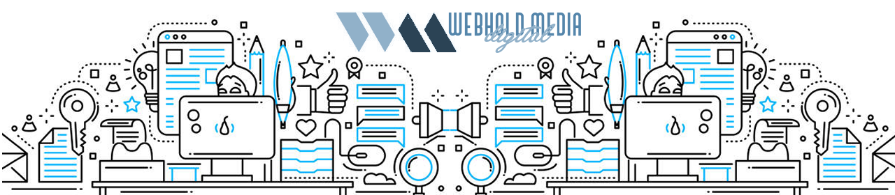 Webhold Media Blog Header blau